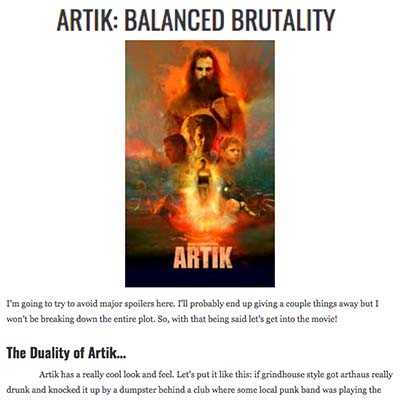 ARTIK: BALANCED BRUTALITY